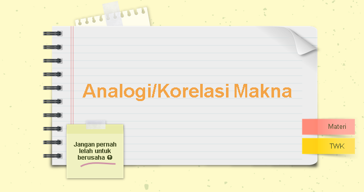Analogi/Korelasi Makna