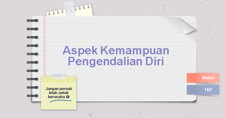 Aspek Kemampuan Pengendalian Diri